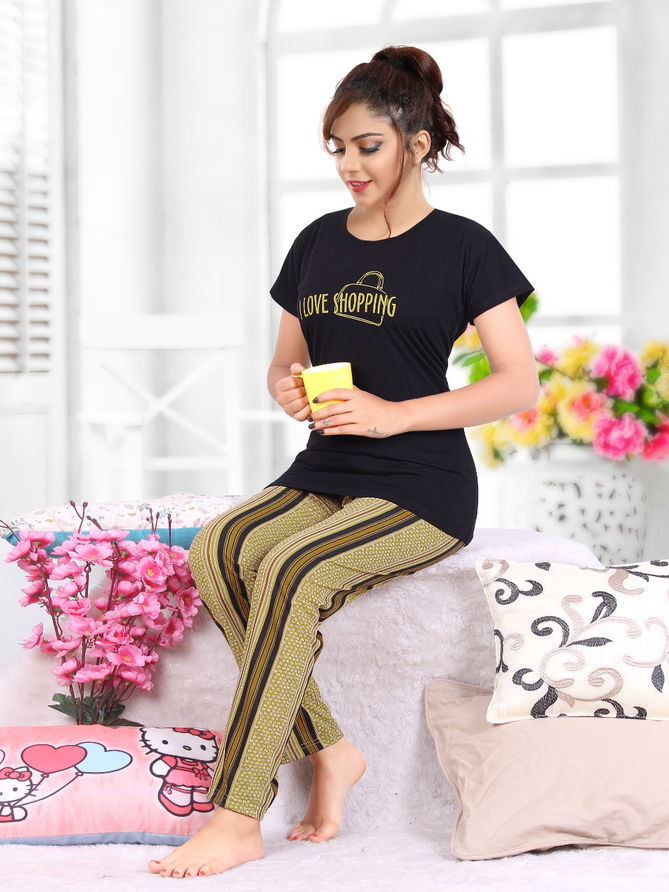 Kavyansika Pocket Friendly 201 Hosiery Cotton Night Wear Collection